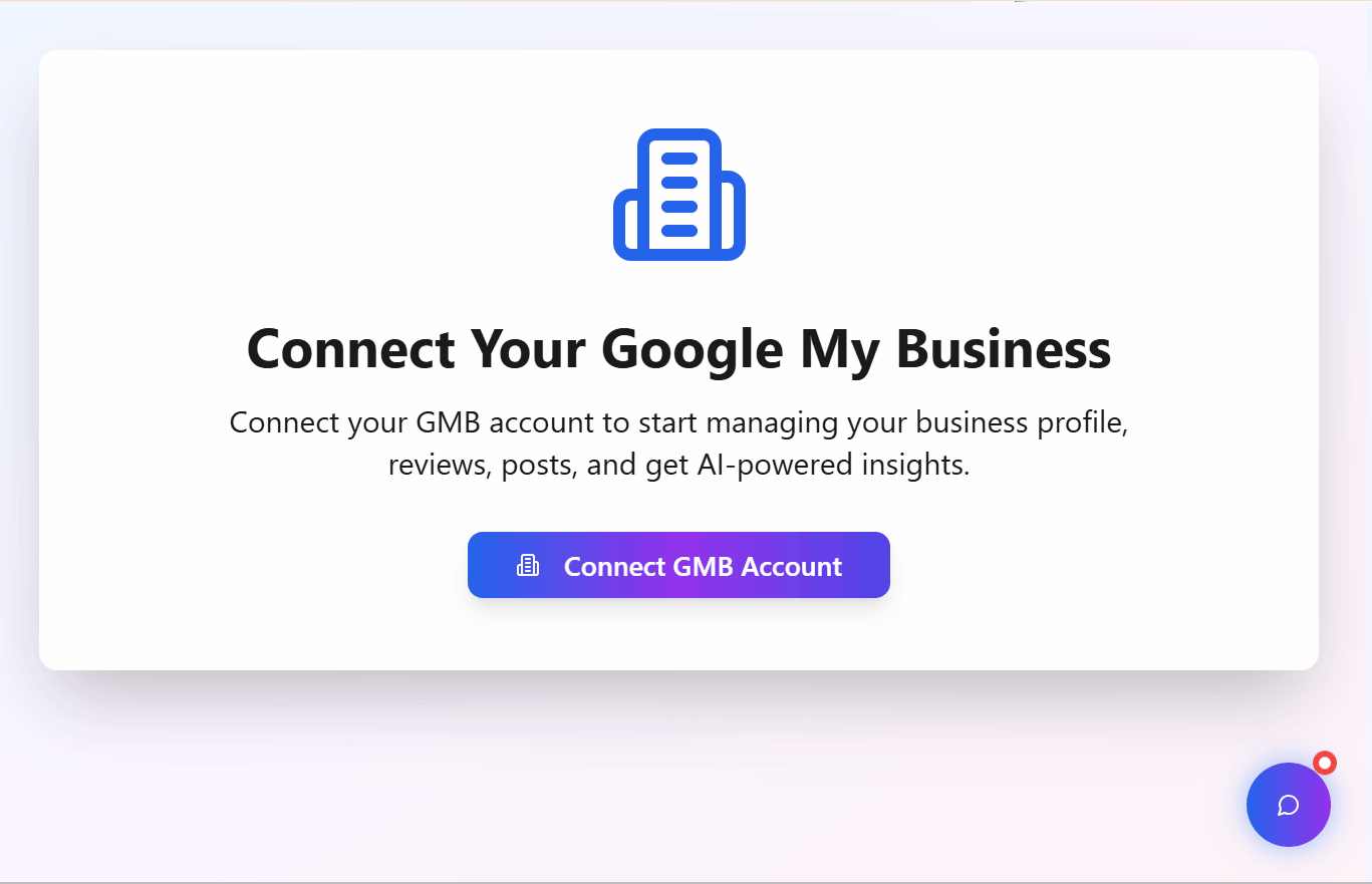 Google Business Profile Audit Dashboard
